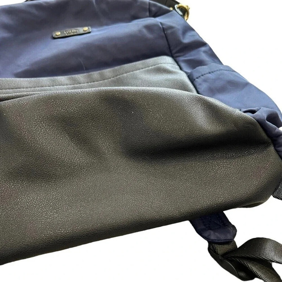 Tutilo New York Navy Vegan Contrast Nylon Backpack main image 6